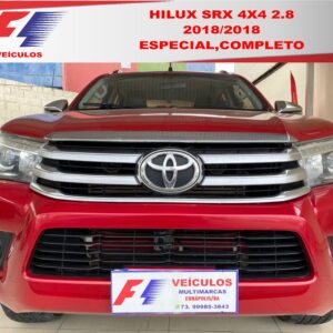 HILUX SRX 4X4 2.8 2018/2018 DIESEL,COMPLETO. ESPECIAL CAMINHONETE
